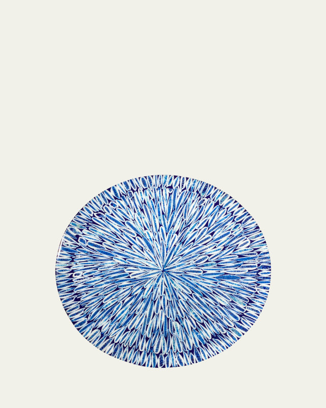 Blue Almendro Round Centerpiece