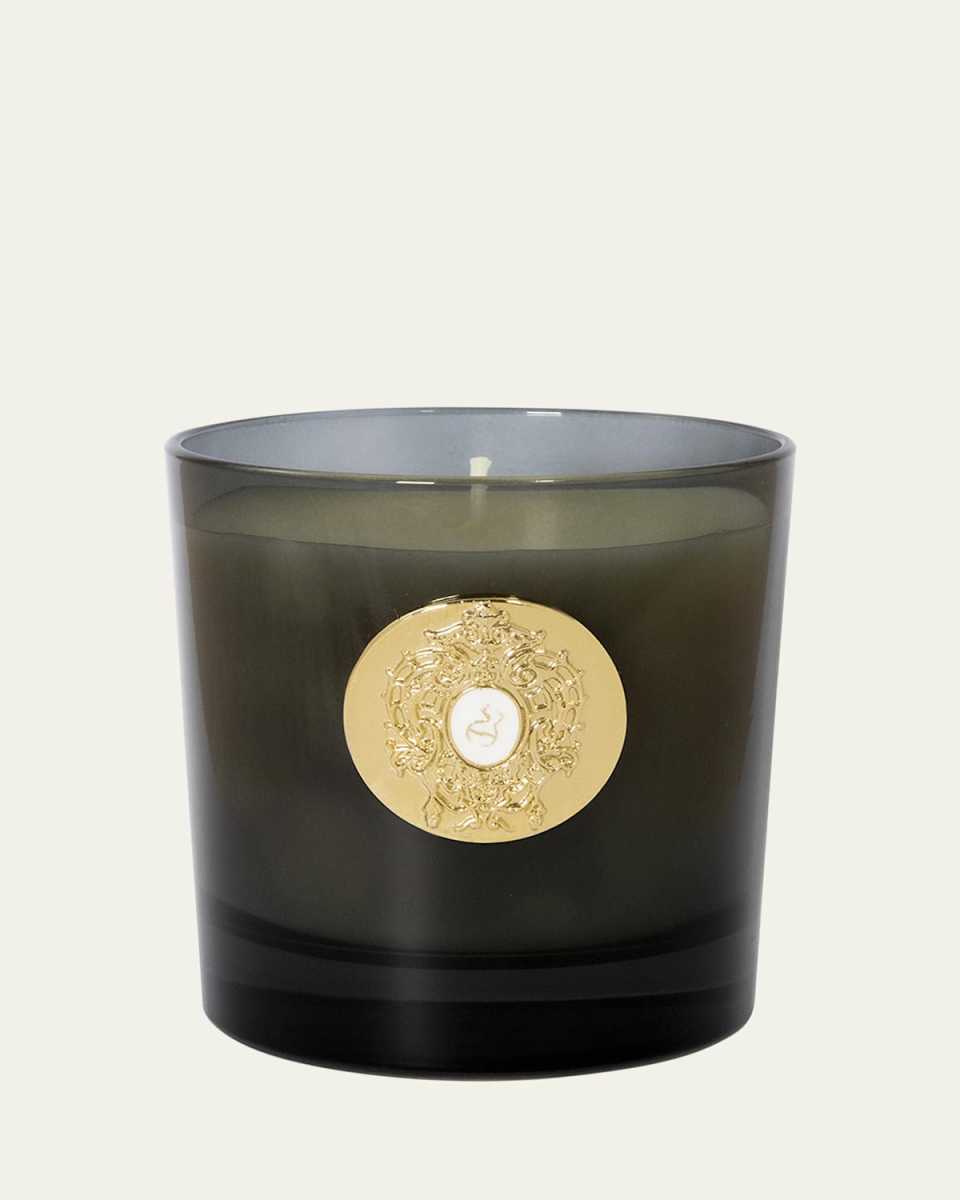 8.81 oz. Chiron Black Glass Candle