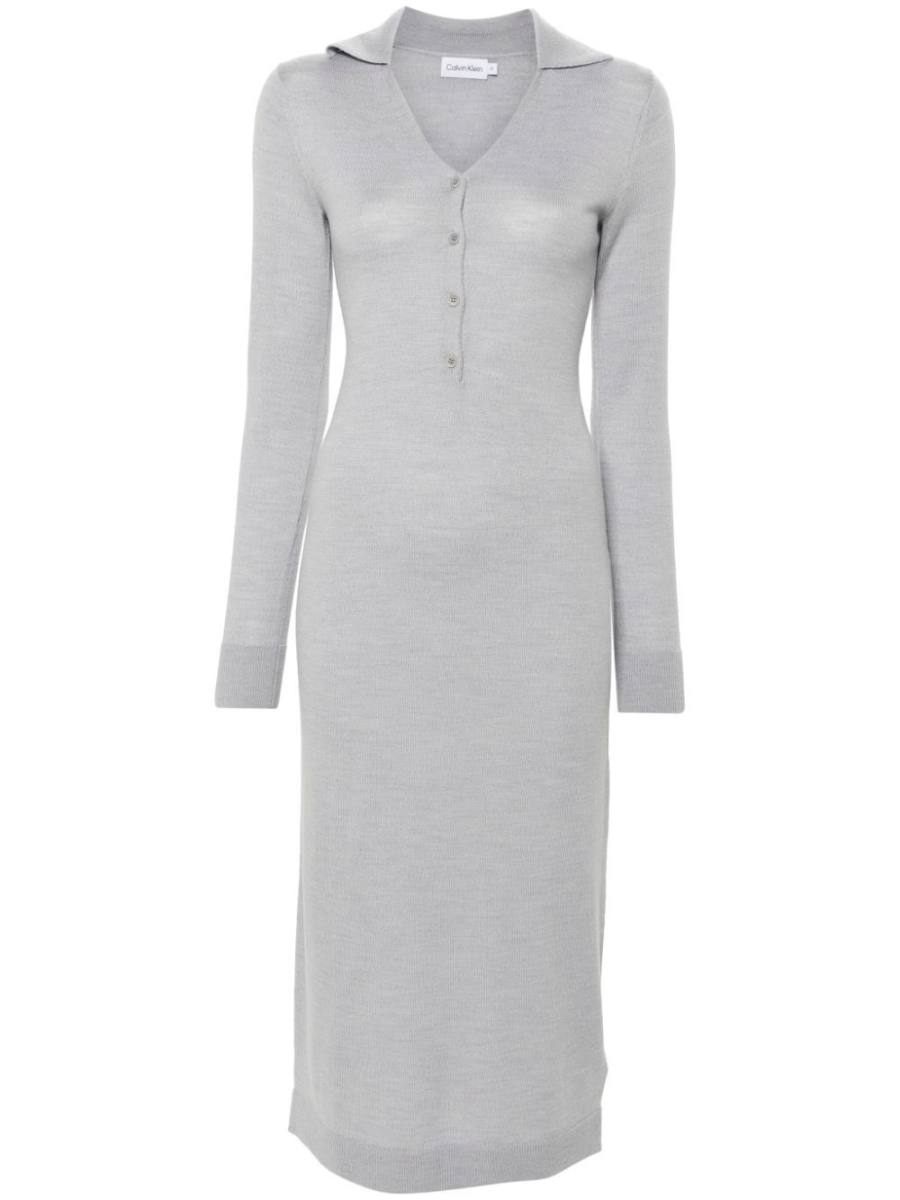 midi wool dress