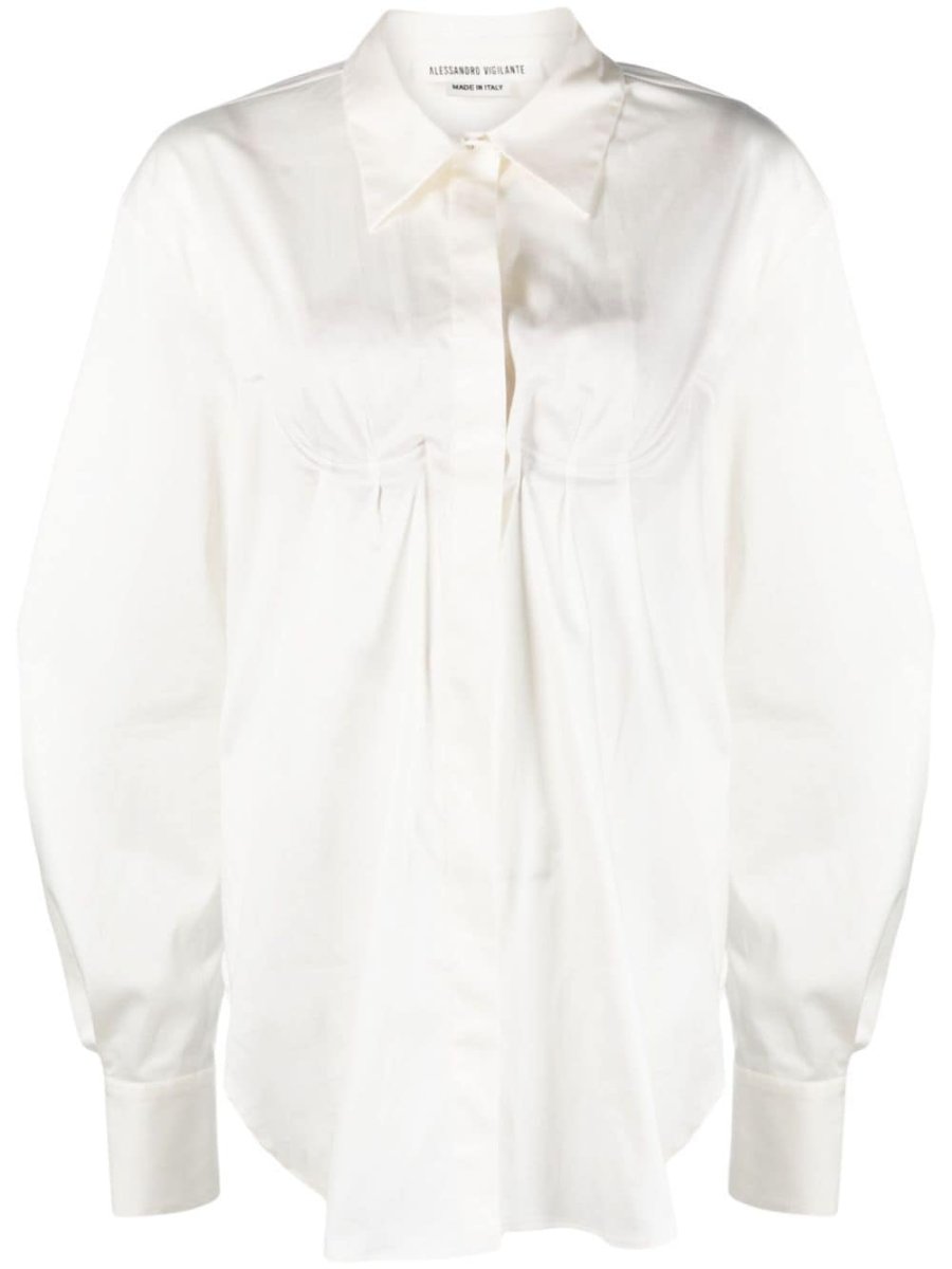 underwire-cup open-back shirt