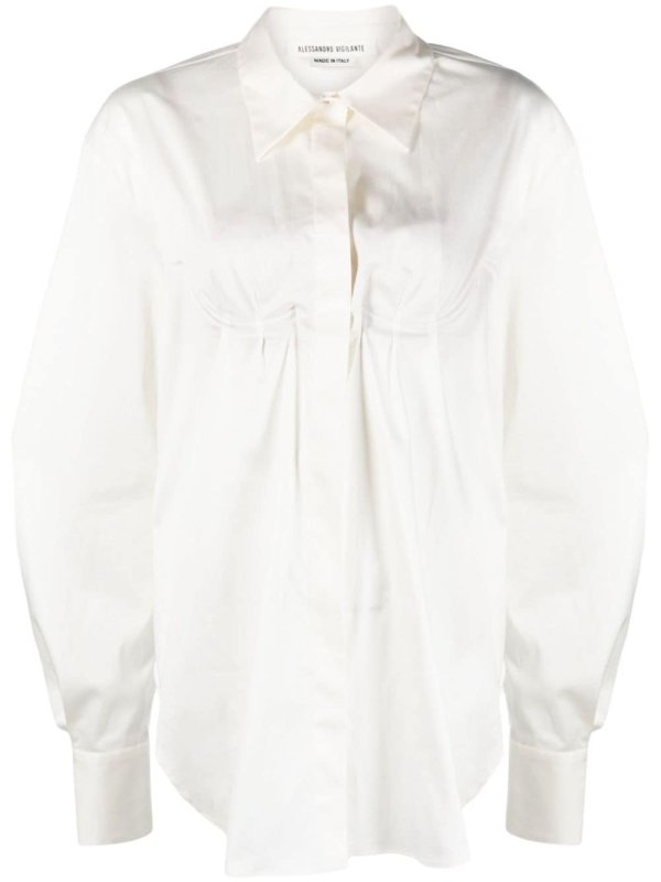underwire-cup open-back shirt