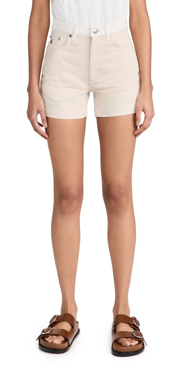 Stella McCartney Banana Shorts Whiteecru Wash