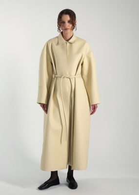 DIANA MILKANOVA BUTTER COAT