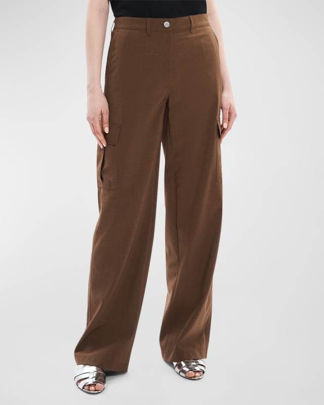 Straight-Leg Cargo Pants