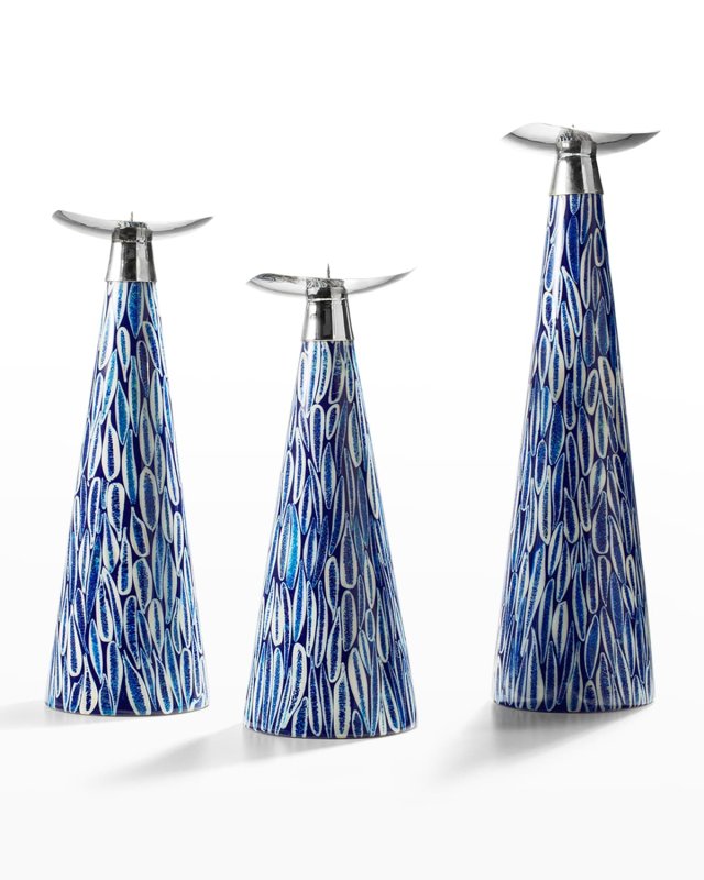 Blue Almendro Candleholder