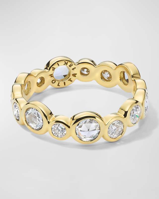 Superstar Eternity Ring in 18K Gold with Diamonds