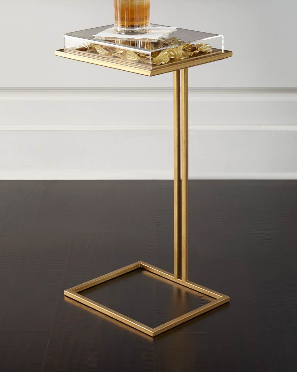 Gilded Gingko Cocktail Table