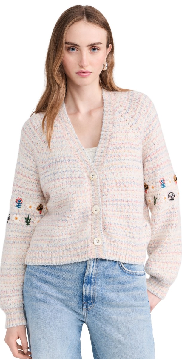 MOTHER The Raglan Bell Cardigan Don't Eat The Daisies