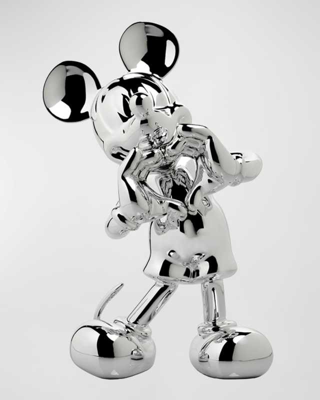 Mickey With Love Chrome Silver Figurine - Kelly Hoppen