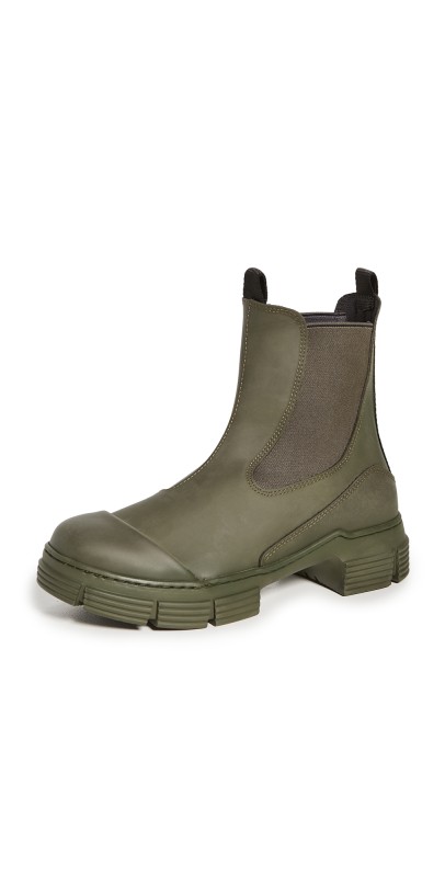 GANNI Recycled Rubber Boots Kalamata
