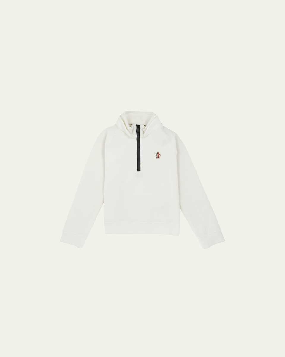 Kid's Quarter Zip-Up Sweatshirt, Size 8-14
