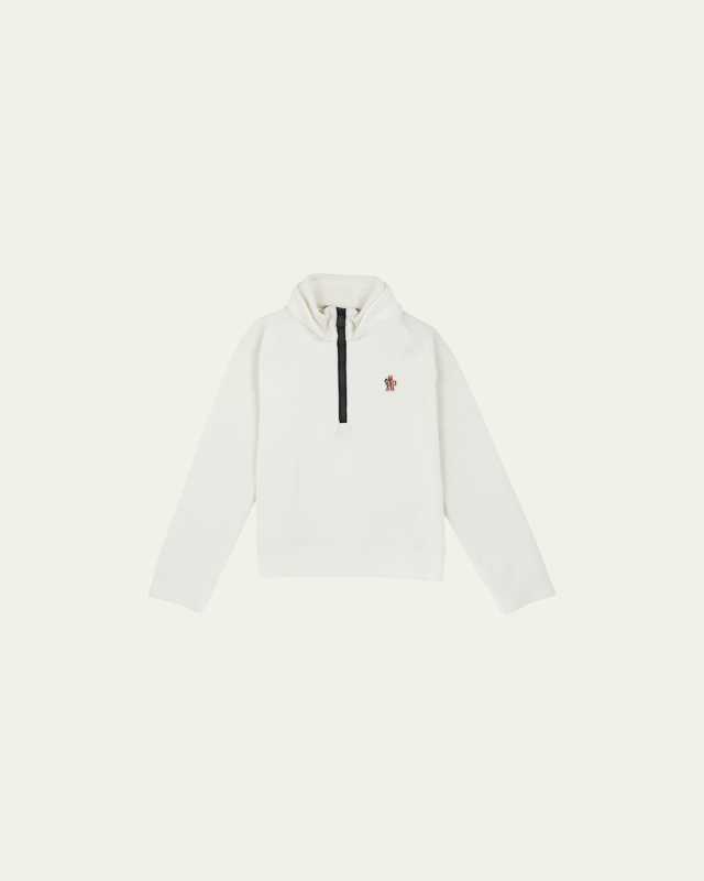 Kid's Quarter Zip-Up Sweatshirt, Size 8-14