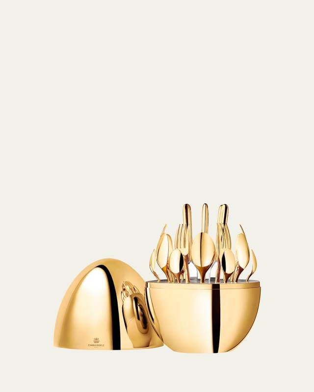 24-Piece Gold Mood Flatware Service