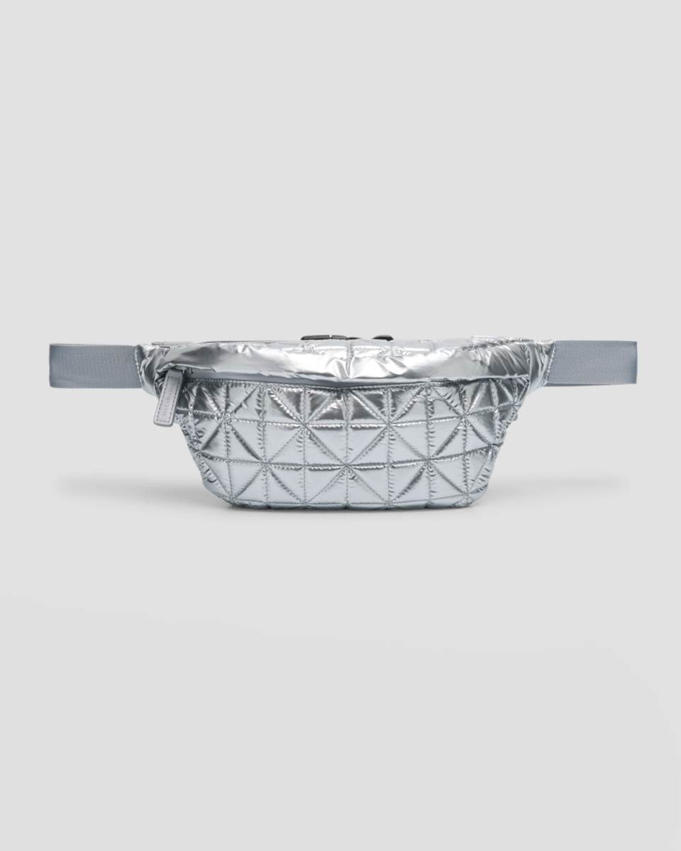 VEE Metallic Quilted Belt Bag