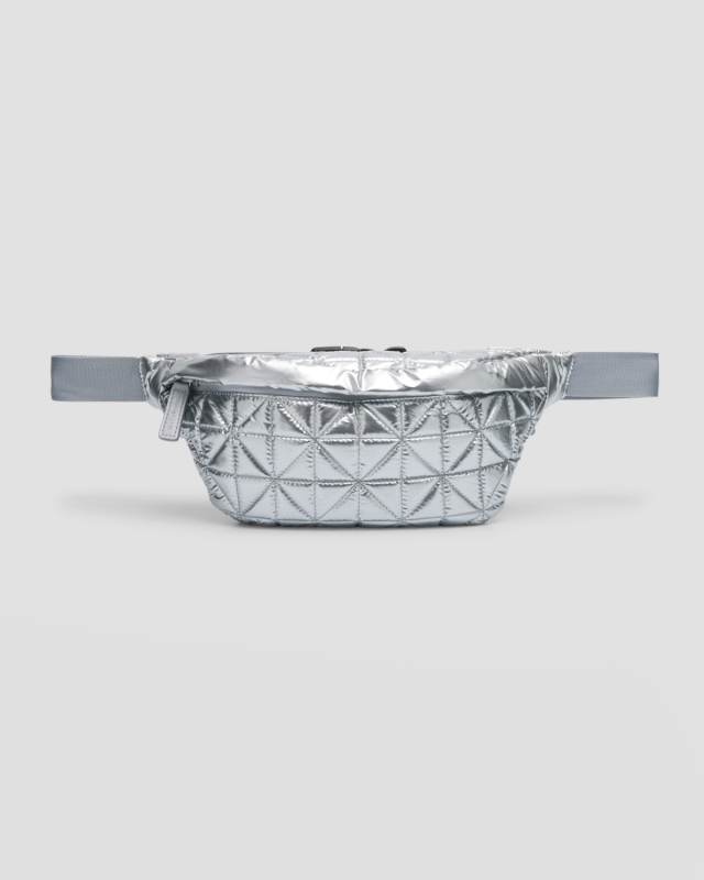 VEE Metallic Quilted Belt Bag
