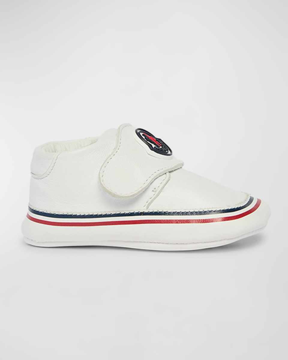 Girl's Bebe Low-Top Leather Pre-Walker Sneakers, Baby