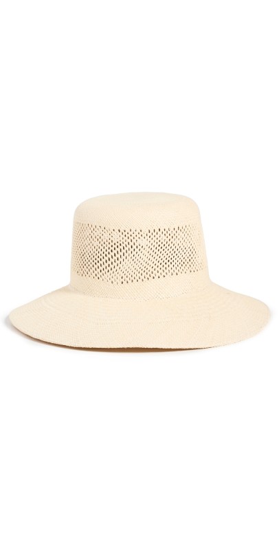 Brixton Lopez Panama Straw Bucket Hat Catalina Sand