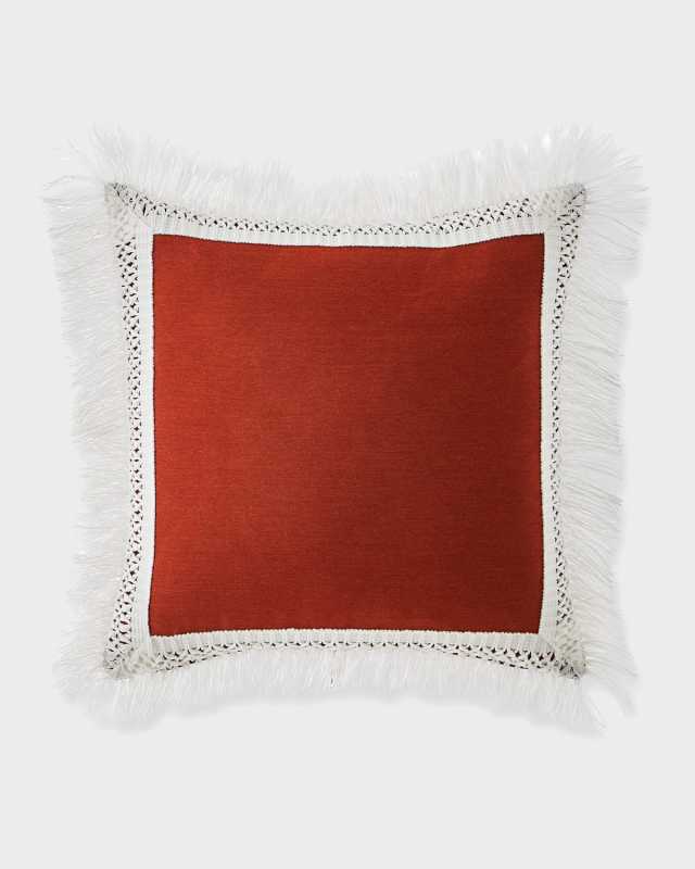 Palermo Fringe Decorative Pillow - 22"