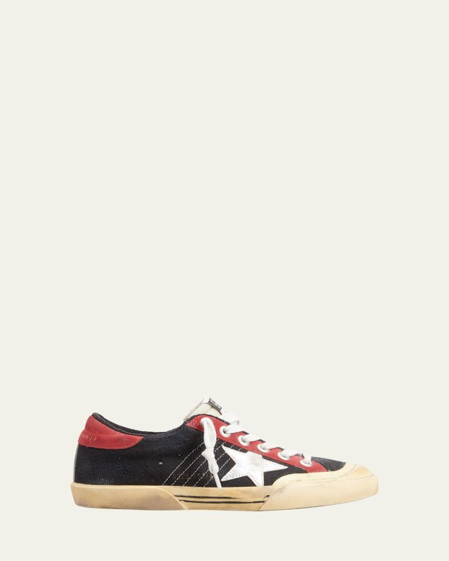 Superstar Mixed Leather Low-Top Sneakers