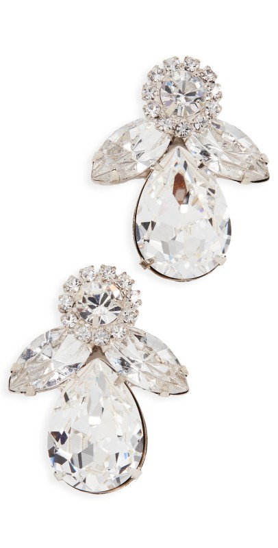 Jennifer Behr Edith Earrings Crystal