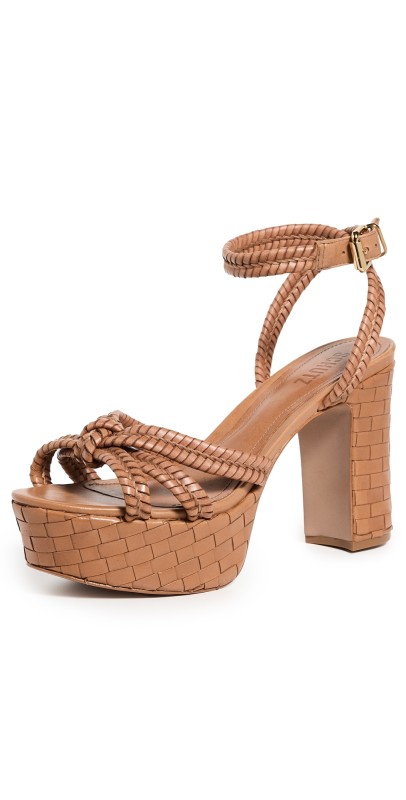Schutz Kathleen Platform Sandals Miele