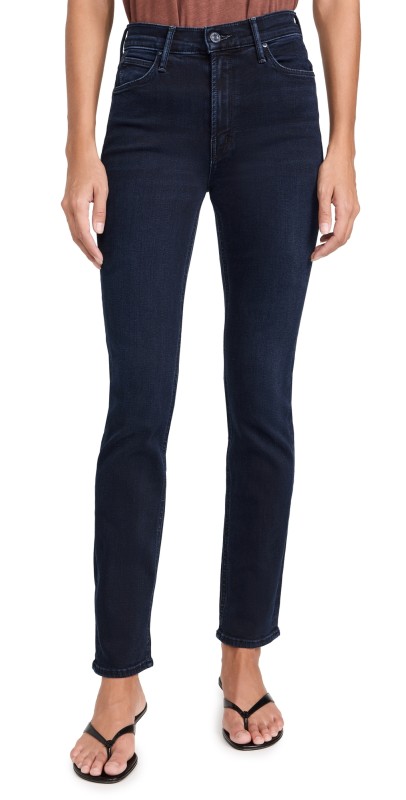 MOTHER The Mid Rise Dazzler Ankle Jeans Chip On My Shoulder