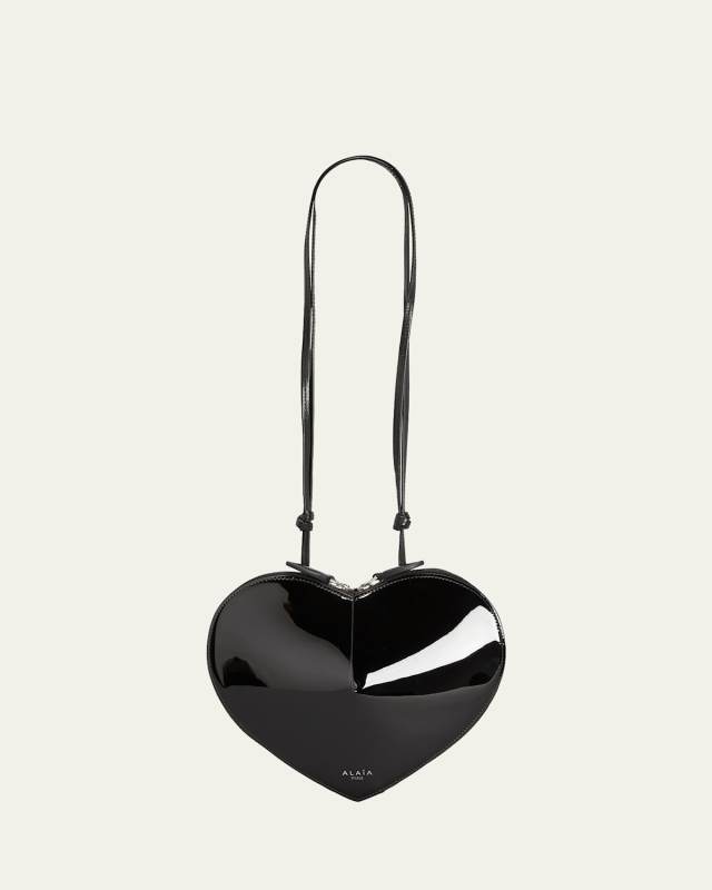 Le Coeur Crossbody Bag in Patent Leather