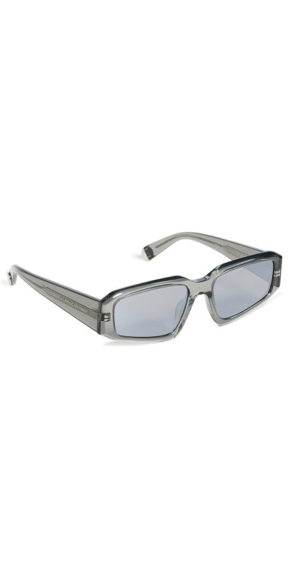 Stella McCartney Abstract Rectangle Sunglasses Grey/Other/Smoke Mirror