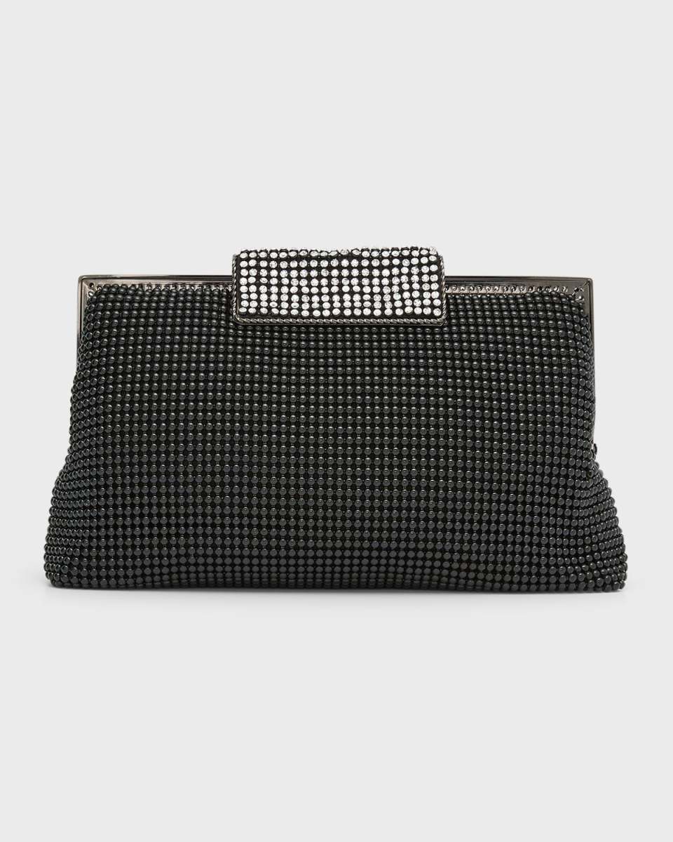 Crystal Clasp Clutch Bag