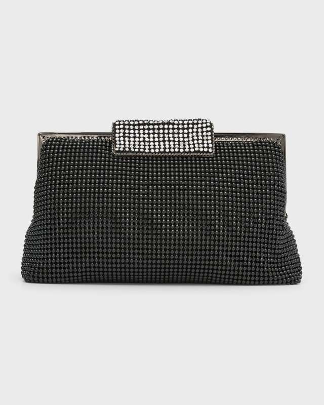 Crystal Clasp Clutch Bag