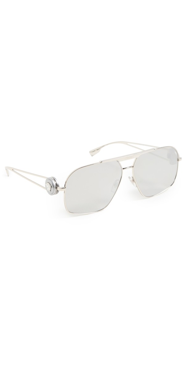 Versace VE2269 Square Sunglasses Silver