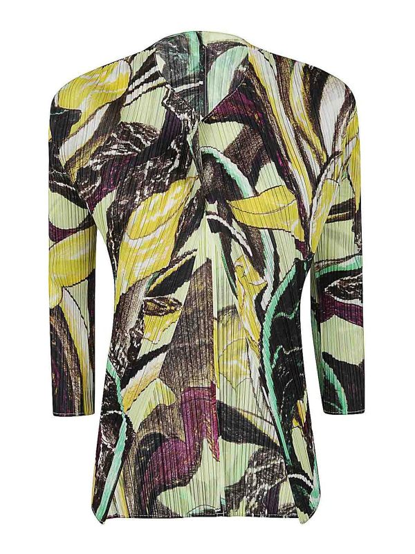 Pleats Please Issey Miyake Cardigan - Vert