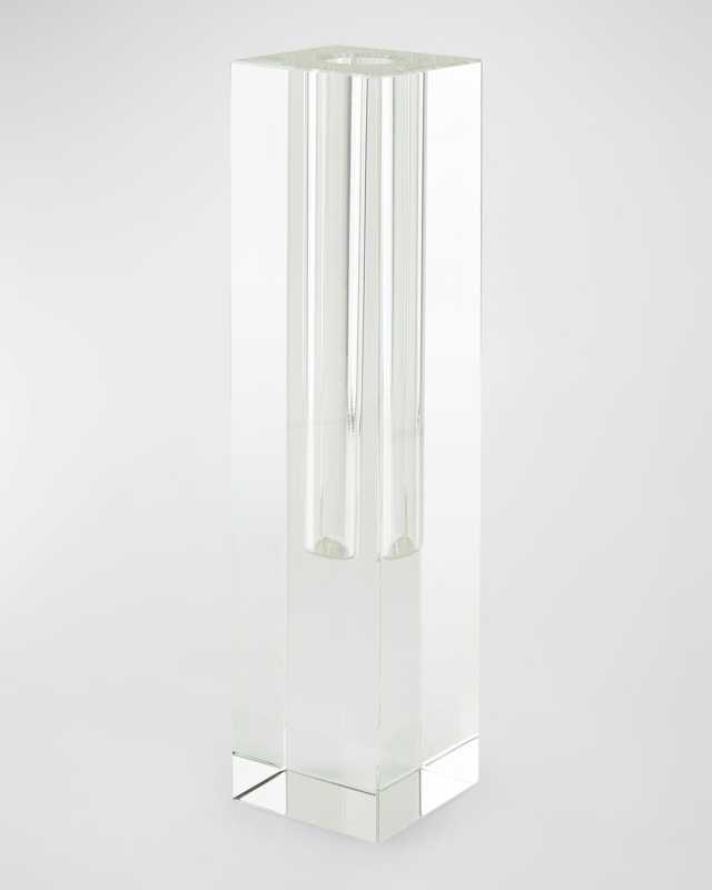 Clear Crystal Bud Vase