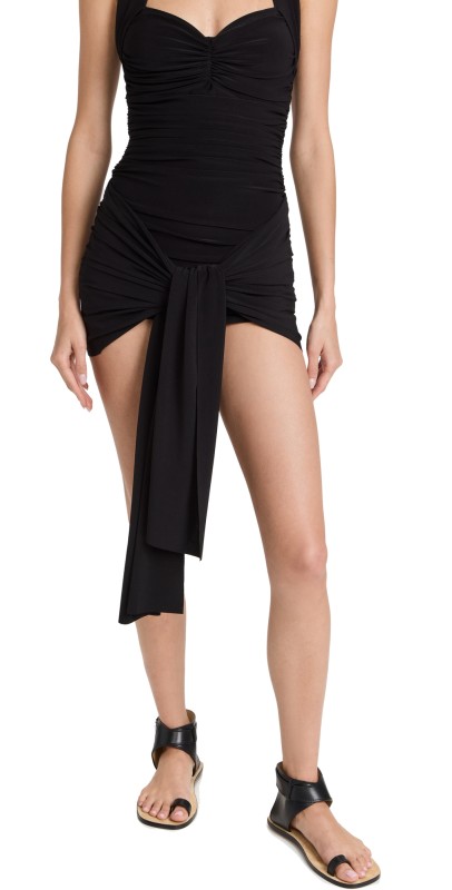 Norma Kamali Kamali Kulture Pareo Black
