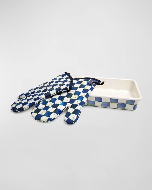 Royal Check Enamel Baking Set