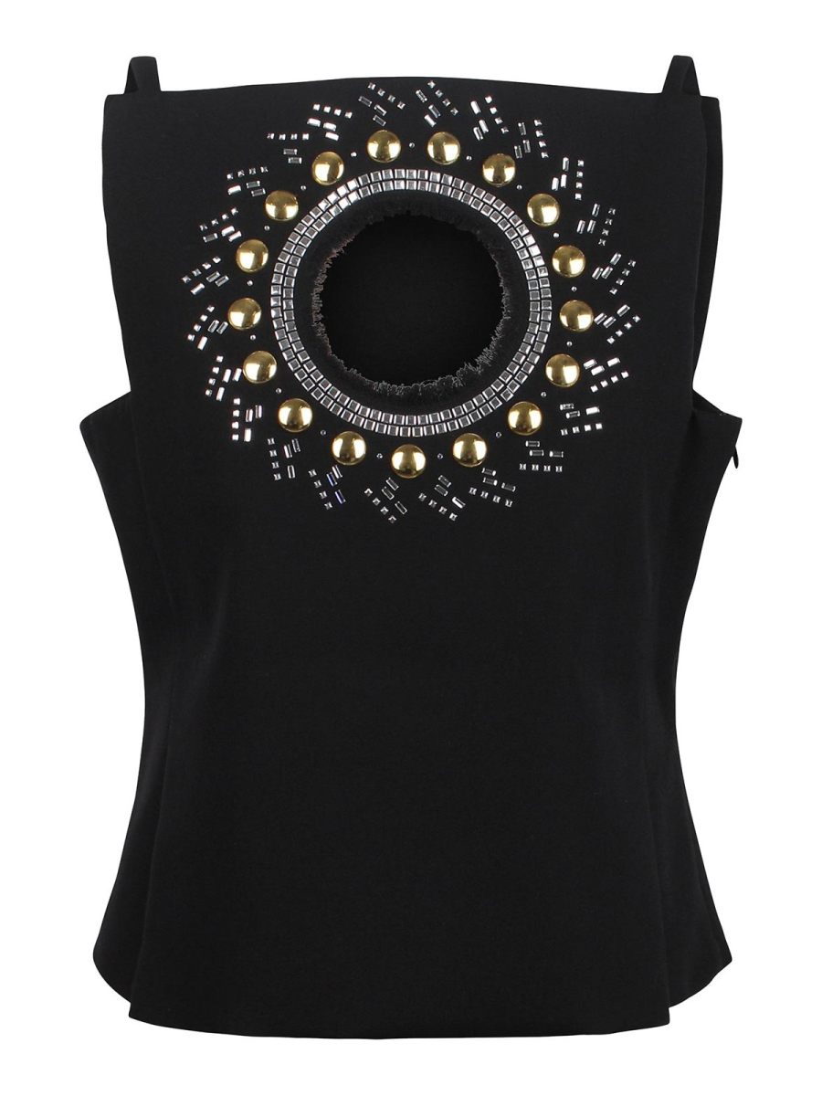 Paco Rabanne Top - Noir