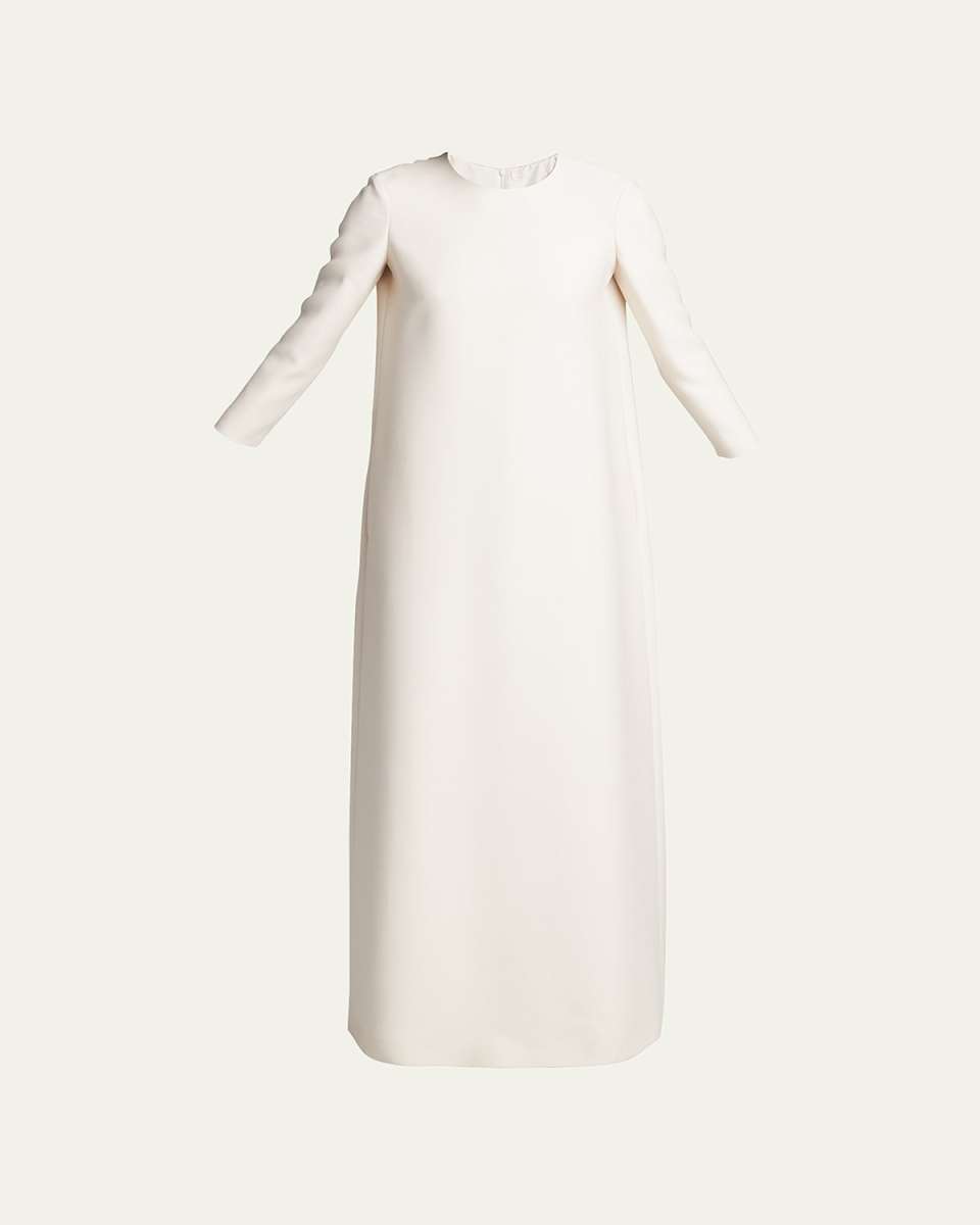 Stefos A-Line Wool Dress