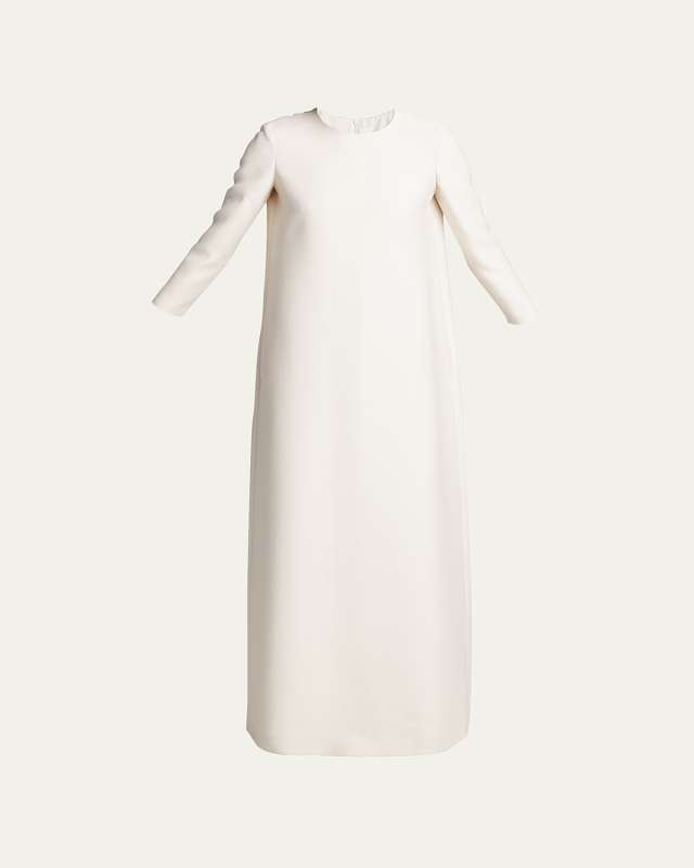 Stefos A-Line Wool Dress