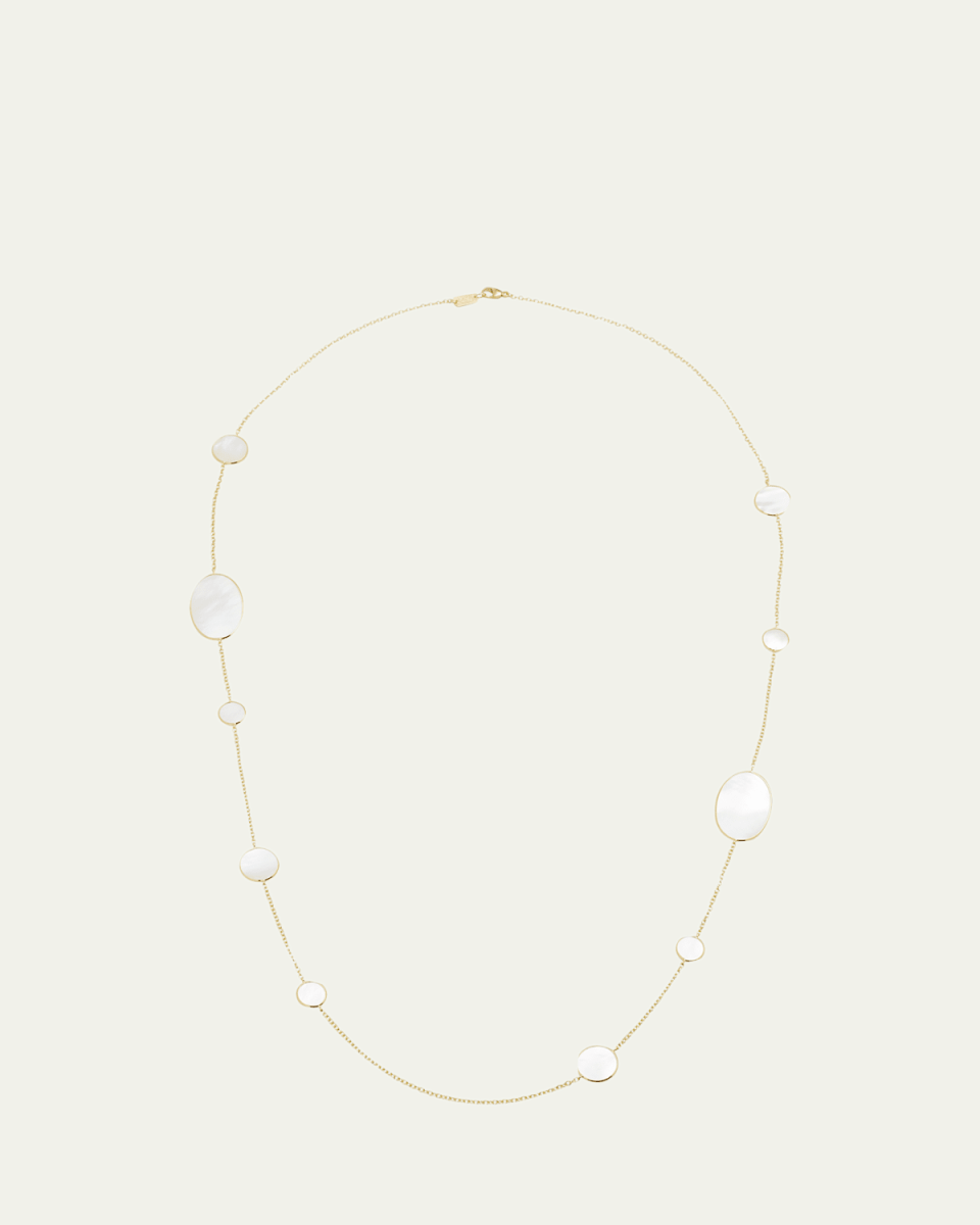 Multi Shape Necklace in 18K Gold