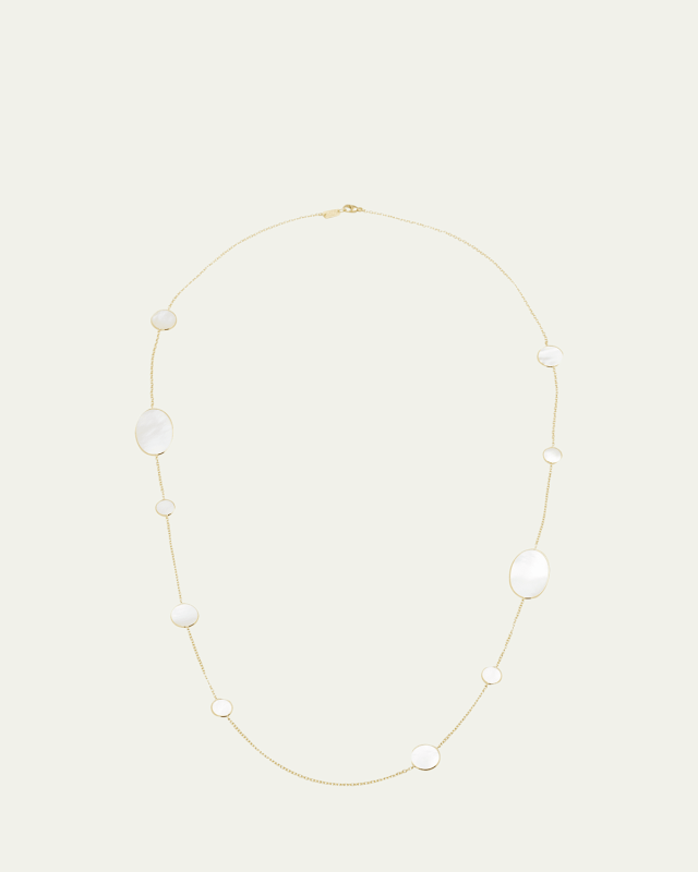 Multi Shape Necklace in 18K Gold