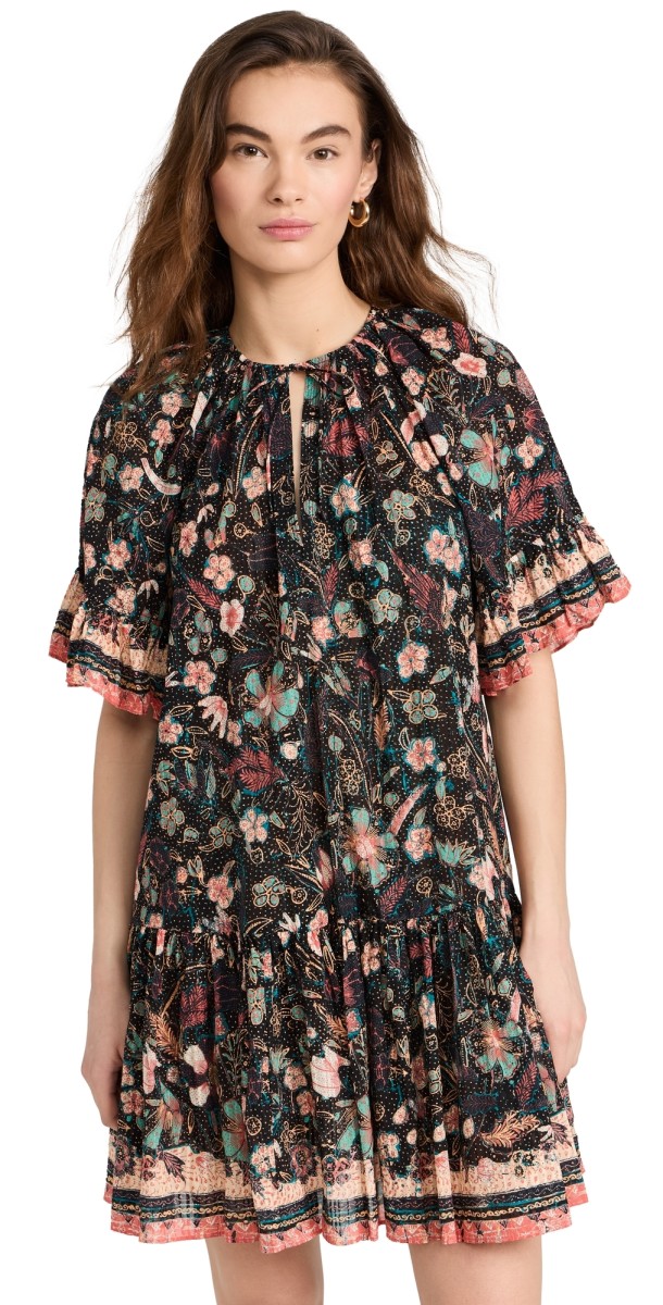 Ulla Johnson Malie Dress Obsidian Botanica