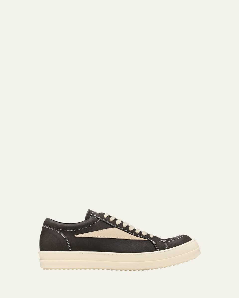 Scarpe Bicolor Suede Low-Top Sneakers
