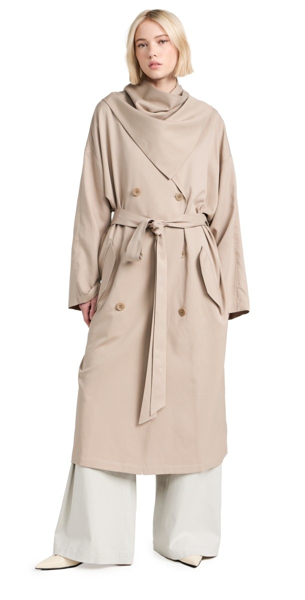 Tibiancaster Trench Coat Stone