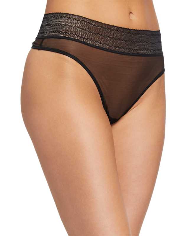 Bare Mesh Thong