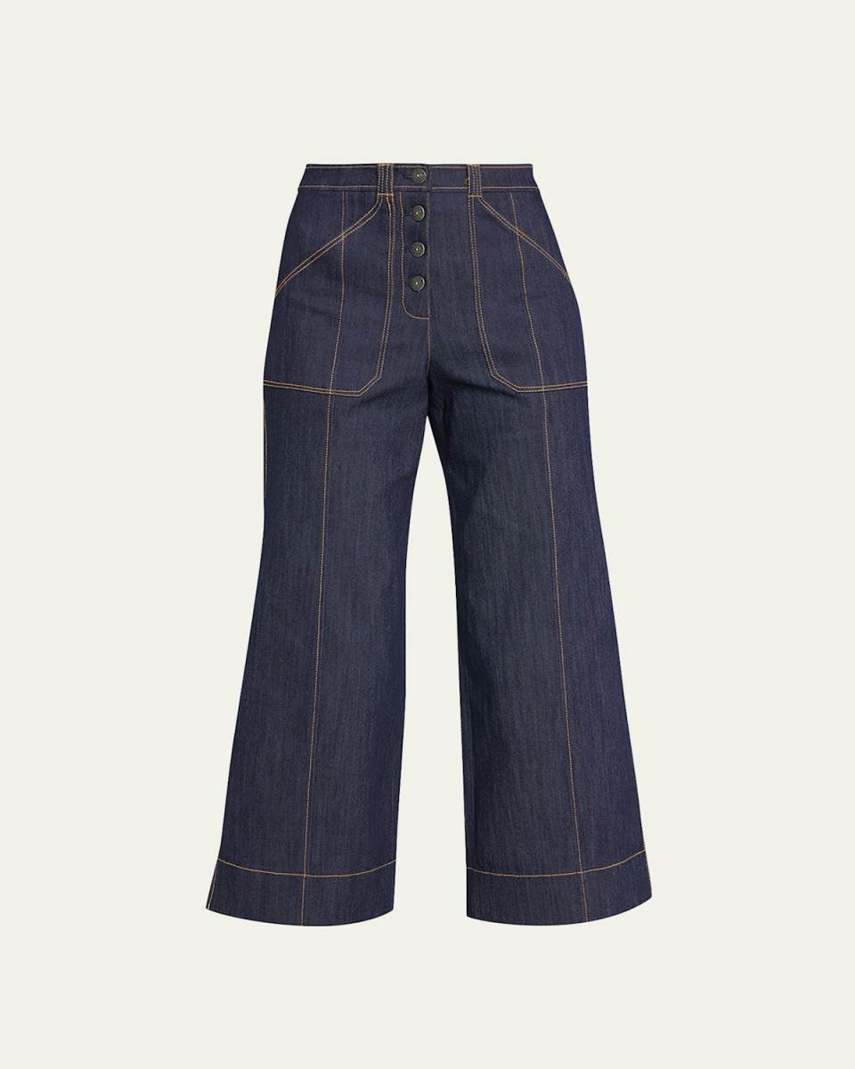 Benji Wide-Leg Denim Pants
