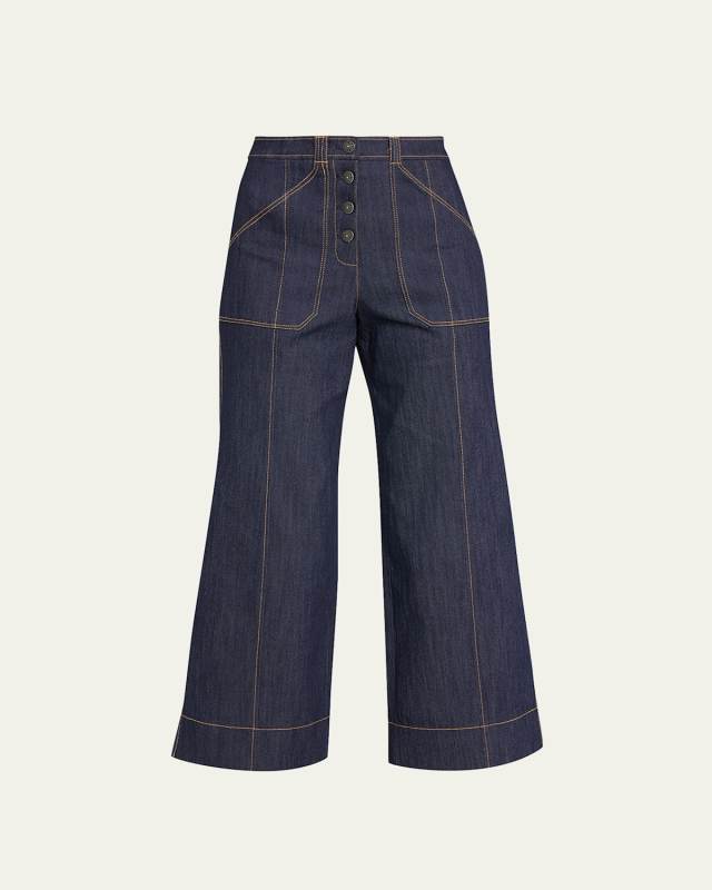 Benji Wide-Leg Denim Pants
