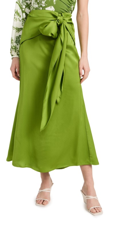 Silvia Tcherassi Trento Skirt Lime