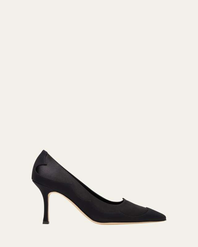 Fabrakahi Layered Silk Pumps