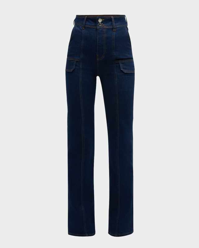 Charles High-Rise Pocket Flare Jeans