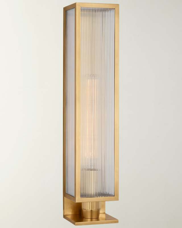 York Single Box Outdoor Sconce by Barbara Barry